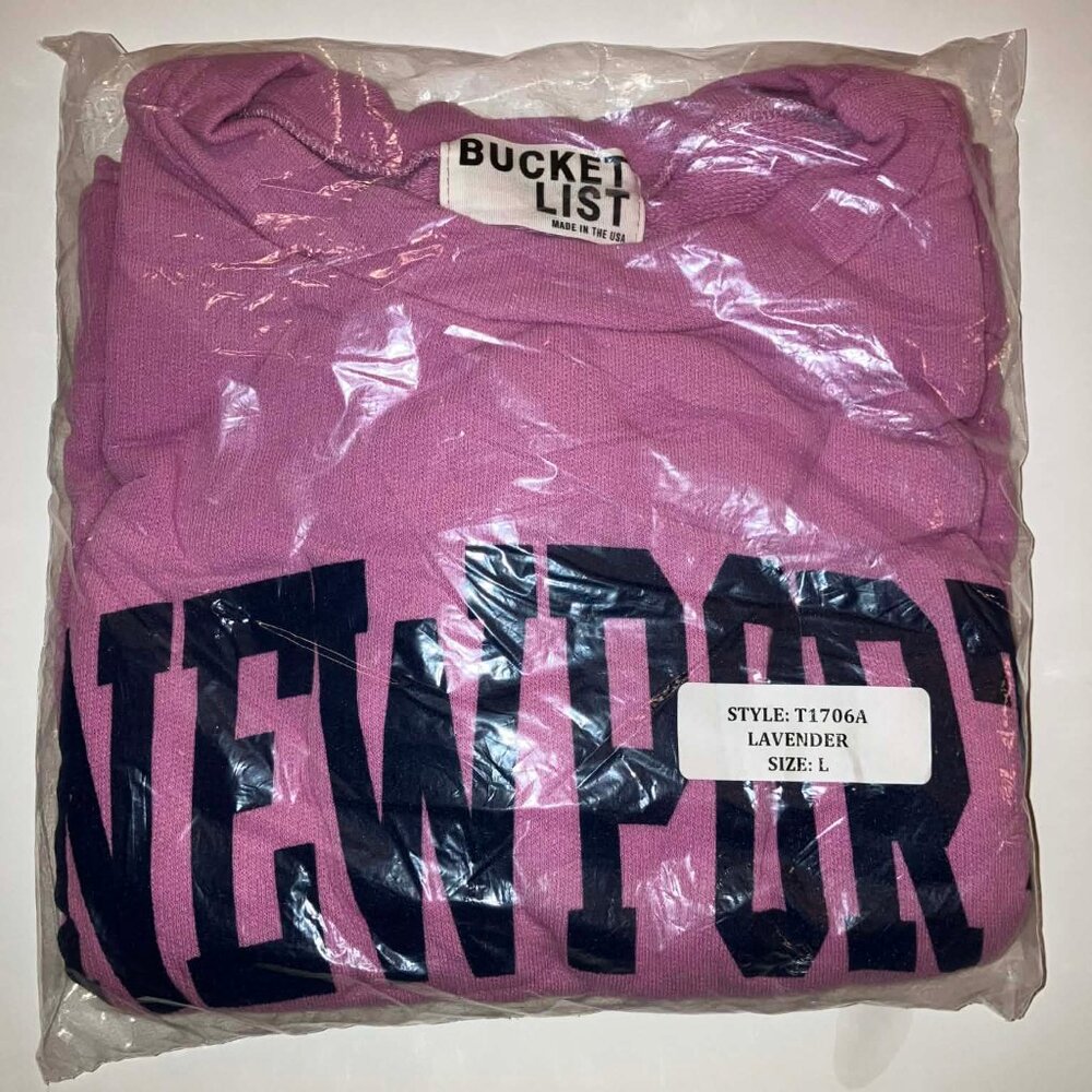 Newport Crew Neck Sweatshirt Lavender Size L New-in-package